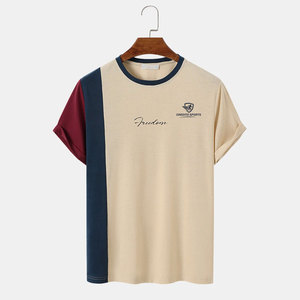 T-shirt pour homme fabriqué en usine, nouvelle arrivée, meilleure vente en ligne, t-shirt pour homme de haute qualité en stock, prix de gros. - Product Image 1