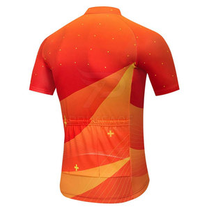 Design Your Own Men's Breathable Short Sleeve <b>Cycling</b> Jersey-Customizable Design OEM Service Best Price - Product Image 2