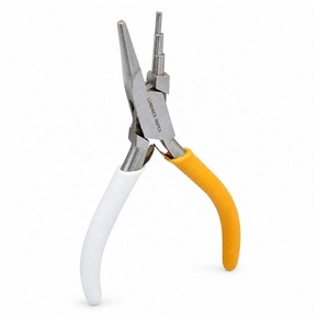Pince à bijoux à bec courbé en acier inoxydable de qualité A+, légère, pour un travail fluide et une précision ergonomique - Product Image 5
