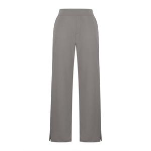 Pantalon Harem Ample et Élégant pour Femme, Taille Haute, Coupe Large, en Mélange Polaire Polyester/Coton, Couleur Unie, Infroissable - Product Image 5