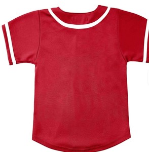 Maillot de baseball personnalisé à manches courtes avec logo sur le devant, unisexe pour enfants, t-shirts de sport tricotés imprimés - Product Image 3
