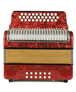 Nouvel accordéon diatonique Hohner 3500fb Corona II 31 boutons Fbbeb Sol avec sac noir et sangles - Product Image 1