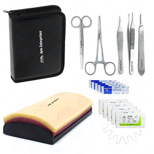 Development Complete Surgical Suture <b>Practice</b> Kit with Suture <b>Pad</b> <b>Practice</b> Medic Instrument for Medical Training and Skills - Product Image 1
