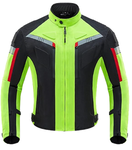 Chaqueta de Motocicleta Unisex Impermeable y Cortavientos con Protección CE, Equipo de Protección Corporal Completo, para Todas las Estaciones, Ignífuga y de Secado Rápido - Product Image 1