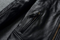 Veste de moto en cuir véritable respirante, de haute qualité, couleur personnalisable, coupe-vent, taille sur mesure pour homme, pour la conduite à moto