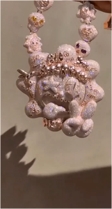 Collar de Cadena Cubana de Moissanita Estilo Hip Hop, Nuevo Diseño con Eslabones de Bola, Plata 925 Bañada en Oro, Cadena de Eslabones Pesados con Colgante, Unisex - Product Image 5