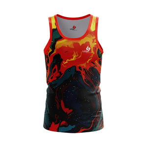 Camiseta sin Mangas con Cuello Redondo Unisex, Fabricación Personalizada, Ropa Deportiva con Gestión de la Humedad para Entrenamiento Físico y Estilo de Vida - Product Image 1