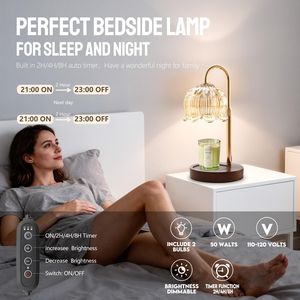 Electric <b>Dimmer</b> Candle Warmer Lamp for Home Warmth Mom Christmas Birthday Gifts for Women - Product Image 5