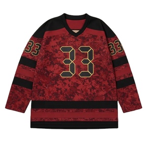 ชุดฮอกกี้น้ำแข็งราคาส่งถูก ออกแบบเองได้ เสื้อกีฬา เสื้อฮอกกี้น้ำแข็ง - Product Image 1