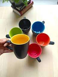 Tasse en céramique authentique de style viking et indien, meilleure qualité, céramique naturelle, poignée ergonomique pour café, chocolat chaud, hôtels, logo personnalisable - Product Image 6