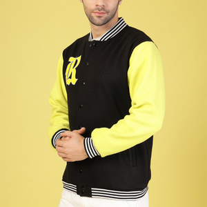 Custom Vintage School College <b>Mens</b> Varisty <b>Jackets</b> <b>Leather</b> sleeves Wool Letterman Crop Varsity <b>Jacket</b> ladies baseball chenille - Product Image 3