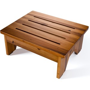 Acacia Wood Rustic <b>Step</b> <b>Stool</b> Distressed Vintage | Wholesale Handcrafted - Product Image 2