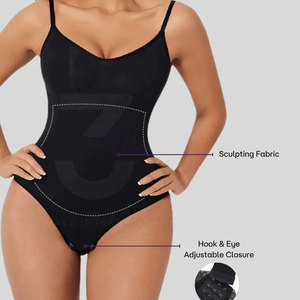 Factory Direct Elegant Women <b>Bodysuits</b> Knitted Skinny Casual Spandex/<b>Nylon</b> Lightweight Breathable Eco-Friendly for Daily Fashion - Product Image 5