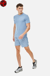 Conjunto de Pantalones Cortos para Hombre, Conjunto de Pantalones Cortos y Camisetas de Algodón Grueso para Hombre, Personaliza tu Camiseta y Pantalones Cortos de Algodón - Product Image 4