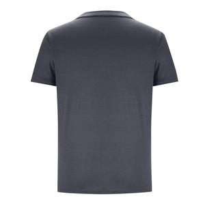 เสื้อยืดคอกลมโอเวอร์ไซส์ลำลองสำหรับผู้ชายไซส์ใหญ่ ผ้าเจอร์ซีย์ถักลายบล็อกสี 100% ผ้าฝ้าย แขนสั้น มีกระเป๋า เป็นมิตรกับสิ่งแวดล้อม - Product Image 2