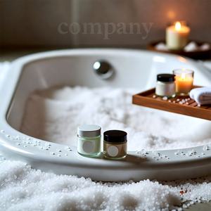 Sel de Bain Himalayen Blanc Naturel à Grains Fins, Pierre Sculptée, Thérapie Spa Minérale, Relaxation Corporelle, Cristal Doux, Bien-être - Product Image 3