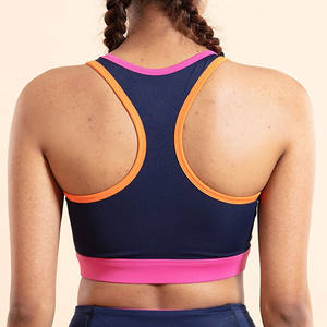Sujetador Deportivo para Mujer, de Alta Sujeción, para Correr, Gimnasio, Yoga, Fitness, con Relleno, Tirantes Ajustables, Malla Transpirable en la Parte Delantera, Ecológico - Product Image 4