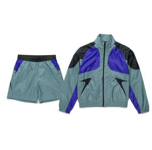 Nueva Colección 2026 Conjunto de Chaqueta y Pantalones Cortos Cortavientos para Hombre, Pantalones Cortos con Cierre, Conjunto de Dos Piezas, Traje Deportivo Cortavientos de Nailon - Product Image 4