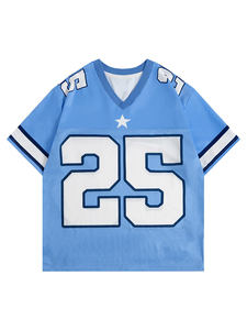 Wholesale OEM ODM Custom Sublimation American Football Jersey with Flag Pattern Logo Name & Numbers-Private Label Team Uniform - Product Image 5