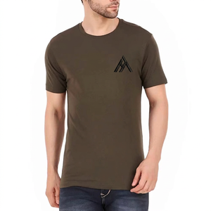 เสื้อยืดผู้ชายขายดี ผ้าฝ้าย 100% คอโอ แขนสั้น ทรงปกติ น้ำหนักเบา ระบายอากาศดี สวมใส่สบาย  รับสกรีนโลโก้ - Product Image 1