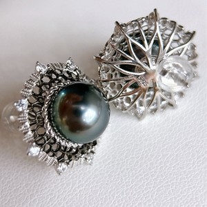 Jin Dian Wan Nian Style 10-11mm Natural Flawless Black <b>Pearl</b> <b>Earrings</b> Elegant Fashionable Ear Buckle with Gift Box Simple New - Product Image 4