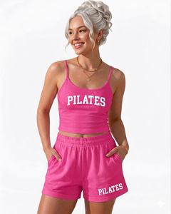 Women's Sleeveless Tank and Shorts <b>Set</b> Lightweight Matching Summer Outfit Ladies Casual Two Piece <b>Set</b> - Product Image 4