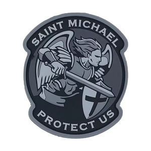 Patchs en caoutchouc PVC personnalisés 2D/3D en relief, motif floral, double face, avec support en silicone thermocollant - Product Image 1