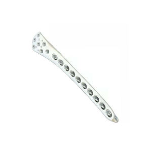 Plaque de compression manuelle premium à large plage dynamique en acier inoxydable pour os vétérinaires, quatre points, cinq millimètres, certifiée CE ISO - Product Image 1