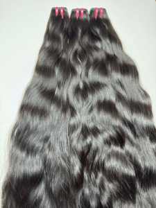 ¡Producto caliente! Trama negra Remy Hair Natural recto 100% cabello crudo Sin enredos sin desprendimiento libre gran stock listo para enviar - Product Image 5