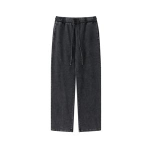 Pantalones deportivos personalizados de fábrica para marcas de comercio electrónico estadounidenses, pantalones deportivos gruesos de pierna ancha, tallas S, M, L, XL - Product Image 5