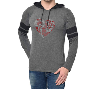 Felpa con cappuccio da uomo personalizzata nera alla moda, 100% cotone, con strass, design elegante e logo di alta qualità, morbida e molto richiesta. - Product Image 3