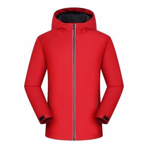 Custom Logo Waterproof Zip Warm Outdoor Winter Coat <b>Fleece</b> <b>Lining</b> Bonded Softshell <b>Jacket</b> Uniform Food Delivery Men's <b>Jacket</b> - Product Image 4