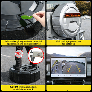 เหมาะสำหรับ Jetour Traveler Mountain & Sea T2 ฝาครอบยางอะไหล่แบบเต็มตัว ฝาครอบยางอะไหล่ท้ายรถ ป้องกันยางอะไหล่แบบดัดแปลง - Product Image 3