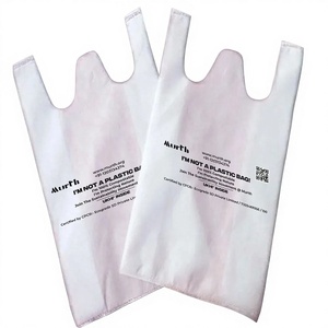 Bolsas de Compra con Corte en W de PE, Impresión Flexográfica, Sellado Térmico, Biodegradables, Compostables, Embalaje Personalizado, Otros Accesorios de Moda UKHI - Product Image 6