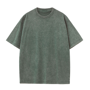 Oem Wholesale Washed Tee Heavy Weight Tshirt Dtg <b>Black</b> Oversized T-<b>shirt</b> Men's Graphic Acid Wash Vintage Custom T <b>Shirt</b> - Product Image 6