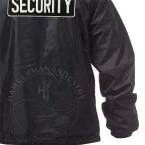 Security Jacket Men's Casual Winter Jacket Black Vis Clothing Softshell Safety Guard Work Wear Jacket Min order 2 pieces - Product Image 5