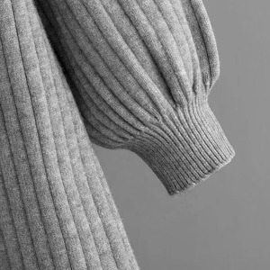 Cárdigan Cálido de Punto Trenzado con Cuello en V, Suave y Texturizado para Invierno, con Botones y Estampado Floral, de Poliéster/Algodón, Marca Power Abaan Sports, en Oferta - Product Image 5
