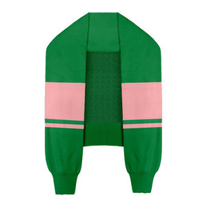 Châle/Poncho/Cape en Laine/Acrylique Tricoté de Qualité Supérieure, Convertible en Pull ou Écharpe, pour Femme, Hiver, Vente en Gros - Product Image 1
