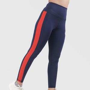 Women's Gym Leggings High Quality Spandex/Polyester Knitted Fitness Wear Mid Waist Breathable Anti-Bacterial Streetwear Leggings - Product Image 4