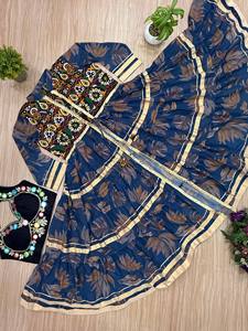 Ensemble Lehenga Choli indien pakistanais brodé en rayonne, tenue traditionnelle pour mariage et fête, pour femmes - Product Image 6