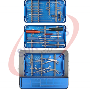 Juego de Instrumentos Quirúrgicos Ortopédicos para Bloqueo de Fragmentos Pequeños Surtechs, Clase I, Manual, Aprobado por CE e ISO - Product Image 1