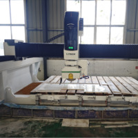 Máquina de Corte CNC de 4 Ejes LD Tech con Servomotor para Corte de Granito y Mármol de Alta Eficiencia