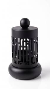 Premium Matte Black Geometric Mango Wood Handmade Incense <b>Burner</b> Aromatherapy Diffuser for Home Decor - Product Image 6