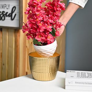 Flower Vase for Fresh & <b>Artificial</b> Flowers Handmade Display Flower Vase Top Trending Decorative Floor Table Decor Available <b>Best</b> - Product Image 5