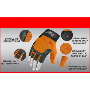 Gants de fitness en néoprène personnalisés pour la musculation, la gym et les sports de plein air, respirants et légers, vente en gros - Product Image 6