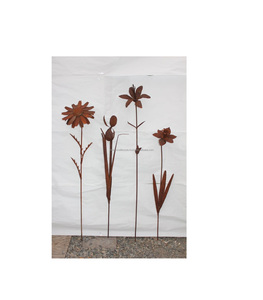 Estacas de jardín de acero con recubrimiento en polvo para soporte de plantas de vivero, suministros de jardín resistentes a la intemperie - Product Image 1