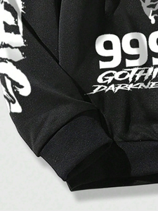 Conjunto de Chándal para Hombre 100% Algodón con Logotipo Personalizado OEM – Sudadera con Capucha Oversize Transpirable de Alta Calidad con Lavado Ácido y Estampado Urbano para Invierno - Product Image 5