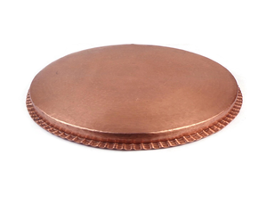 Traditional Pure <b>Copper</b> Plate for Dining <b>Table</b> Hand Hammered <b>Copper</b> Thali Set Piece <b>Copper</b> Dinnerware for Healthy Eating & Yoga - Product Image 3