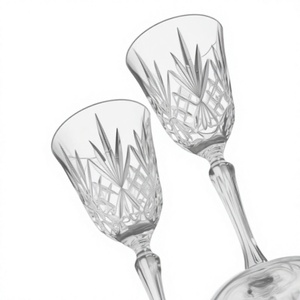 Vintage European-Style Patterned Reusable <b>Wine</b> <b>Goblets</b> for Wedding and Elegant Table Settings - Product Image 3