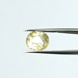 พลอยแซฟไฟร์สีเหลืองธรรมชาติทรงรี 6.49 กะรัต จากศรีลังกา สำหรับทำเครื่องประดับและแหวน YSON-60 - Product Image 2